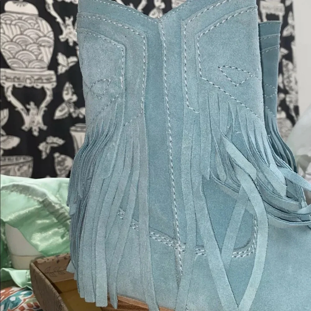 - Free people new boots “lawless” fringe boots suede 7 - Picture 2 of 8